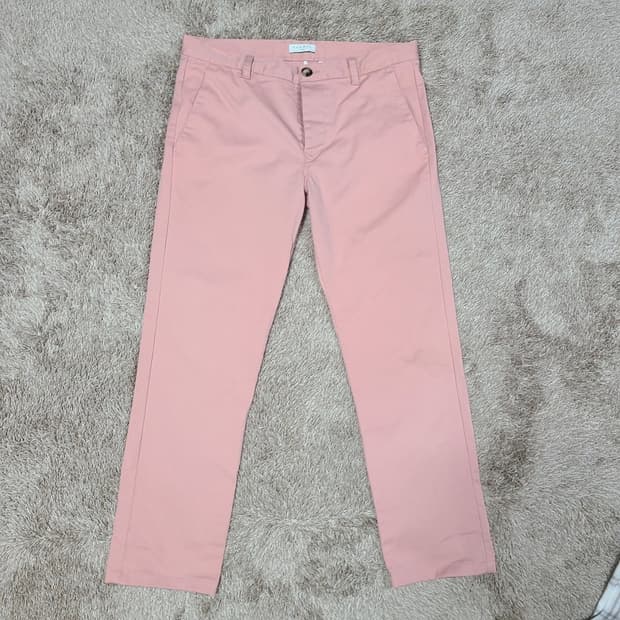 산드로 핑크 면바지 40사이즈