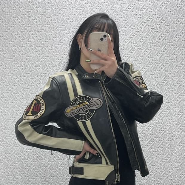 알로이시오 로스티글리오시 모터사이클 레이싱 가죽자켓 M C08764