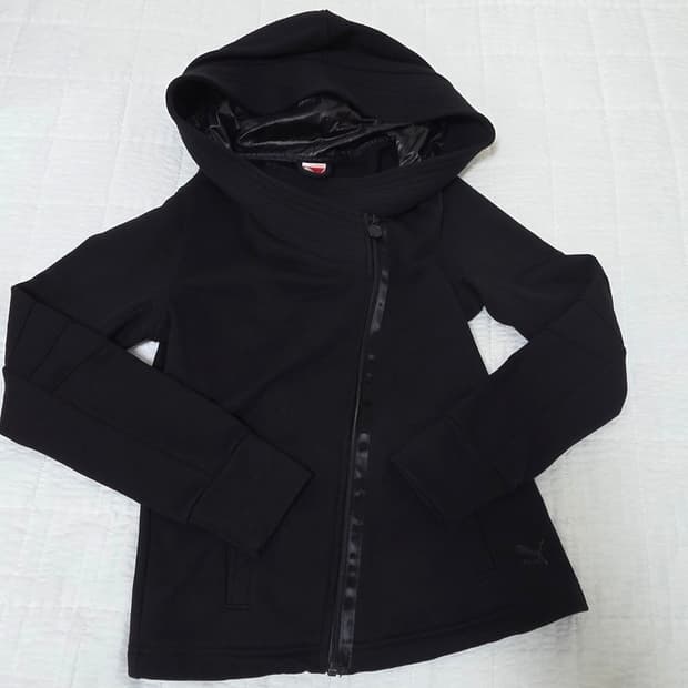무료배송)vintage puma 빈티지 후드집업 GRAY y2k 블랙