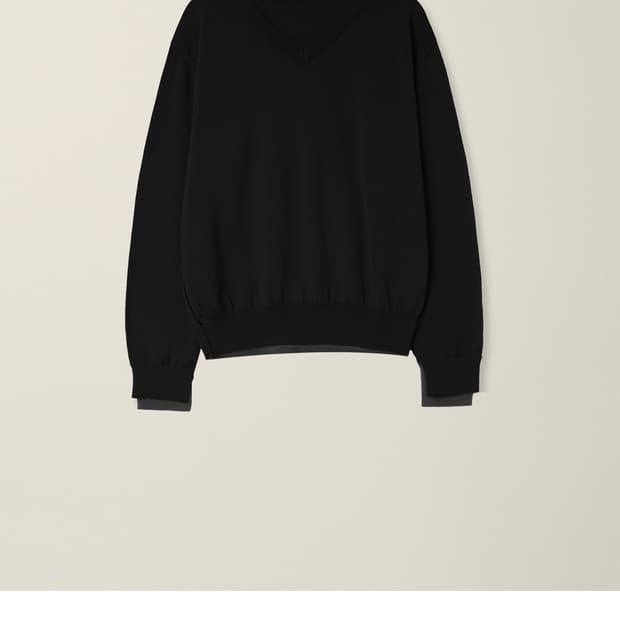 누마레 EE 더블 레이어드 울 니트 