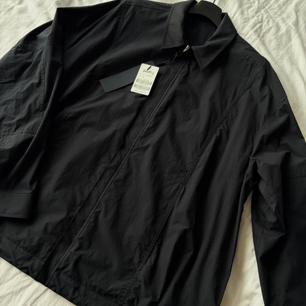 [50] 22ss 준지 코치 집업 셔츠 블랙