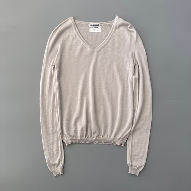 질샌더 jil sander 브이넥 니트