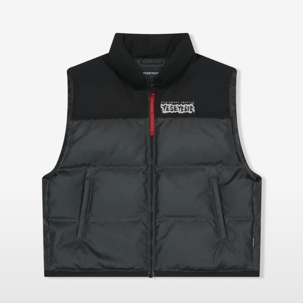 예스아이씨 Hooligans Down Vest Black