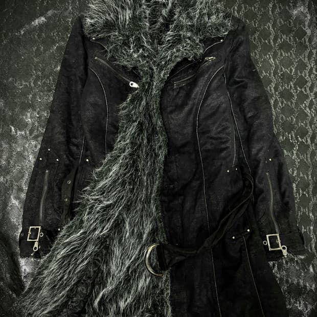  00’s Rare V-Kei Archive Fur Trimming Bu
