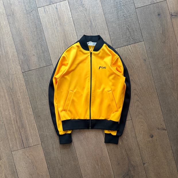 Logo Line Detail Jersey Jacket