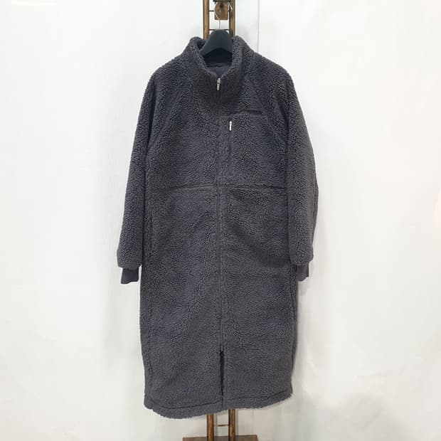 안다르 서스테이너블 쉐르파 롱 집업 코트 2