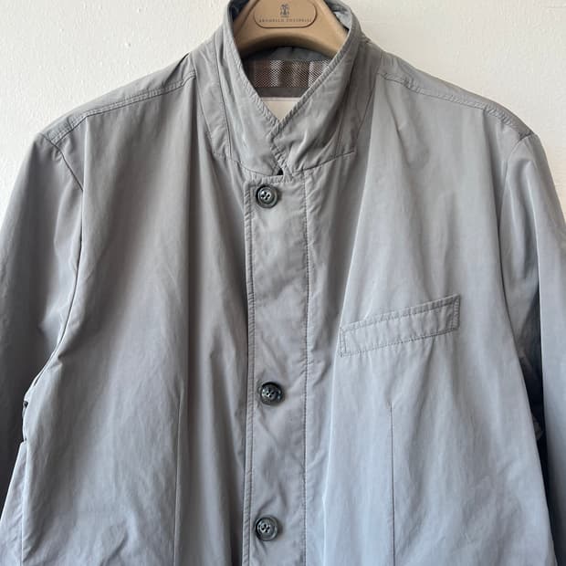 올젠 남성 그레이 바람막이점퍼 간절기점퍼