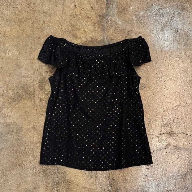 Madras by A.P.C. Gold Dot Blouse