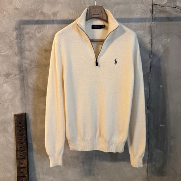 폴로 랄프로렌 짚업 니트 100