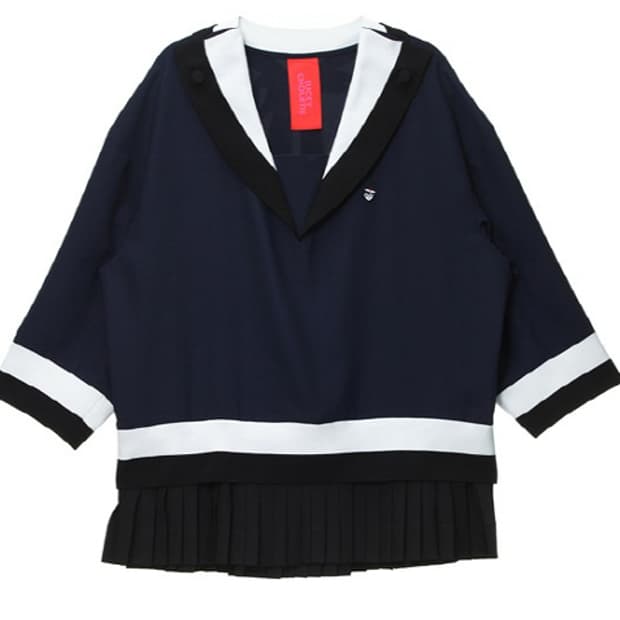 급처상태양호!럭키슈에뜨 김유정 세일러 리본 밑단플리츠 블라우스티 원피스