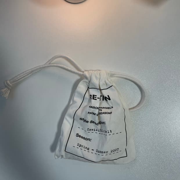 Hnm X margiela clear belt 벨트
