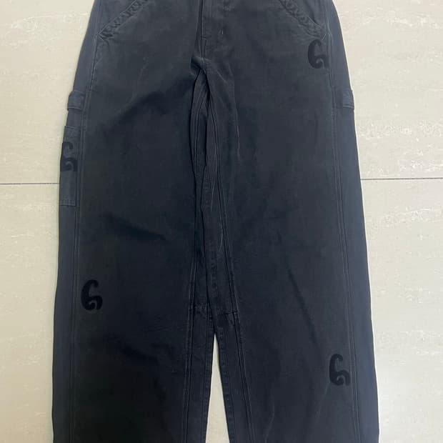 [2]폴리테루 해머드팬츠 다크차콜 네이비