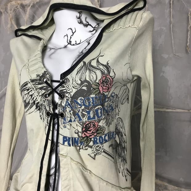 skinny minnie Hooded long sleeves 