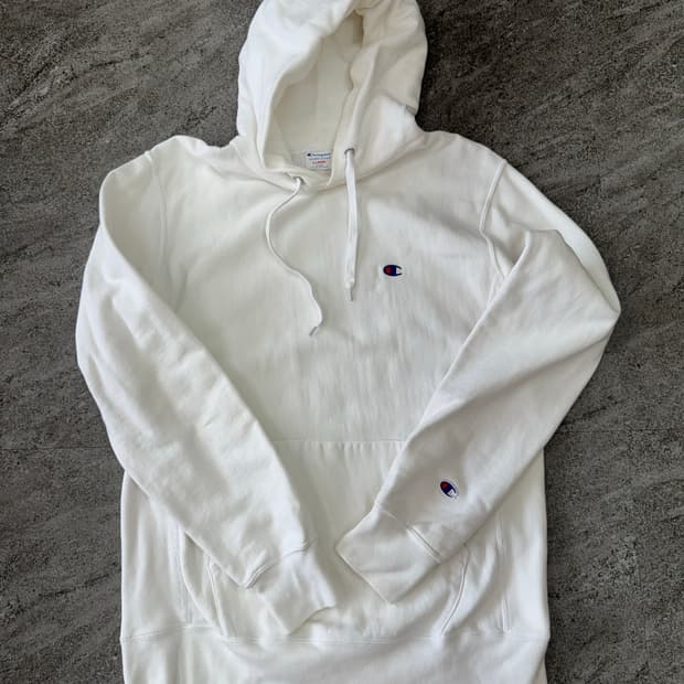 챔피온 후드티 XL 화이트