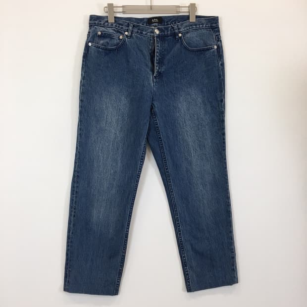 A.P.C. 아페쎄 배기 크롭데님진 33-34 