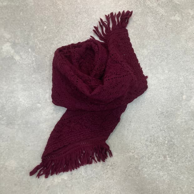 이세이미야케 IS wool100% 사각 숄/목도리