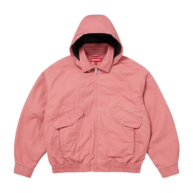 슈프림 유틸리티 자켓 핑크색 XL