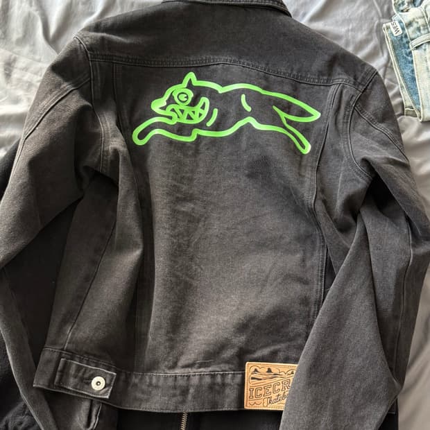  빌리어네어 보이스 클럽 , 아이스크림 러닝 도그 데님 트러커 자켓 