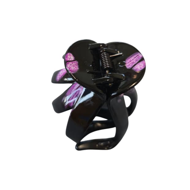 집게핀 블랙 퍼플 