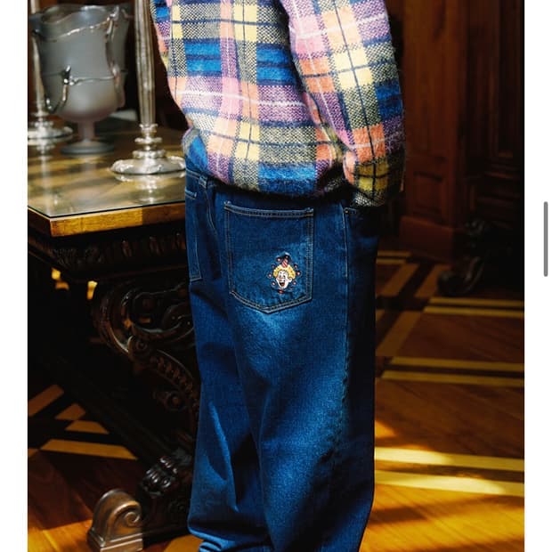 위캔더스 와이드 데님 팬츠