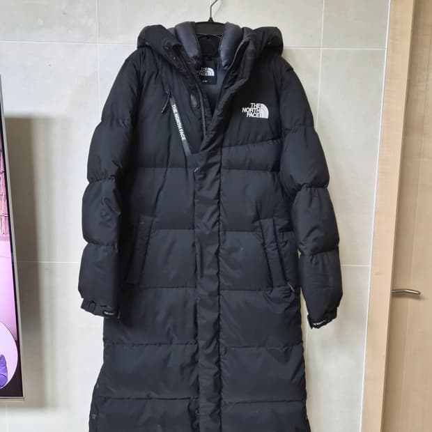 노스페이스 정품 여성 롱패딩 90