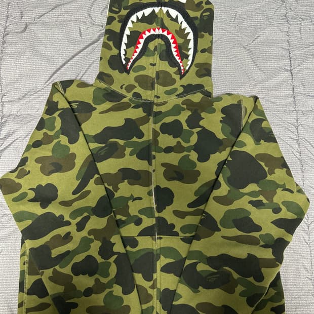 베이프 샤크후드 녹계