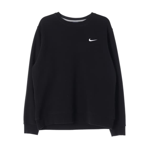 나이키 화이트 자수 스우시 기모 맨투맨 XL