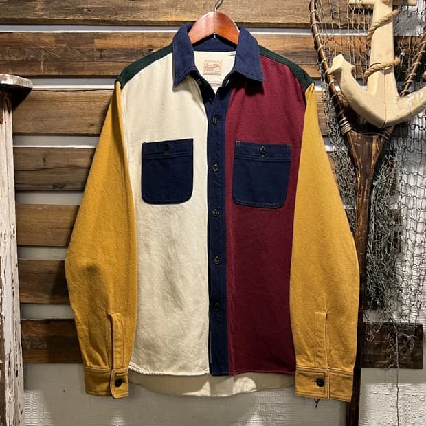 [L]Rouston 유니온 메이드 멀티컬러 플란넬 셔츠