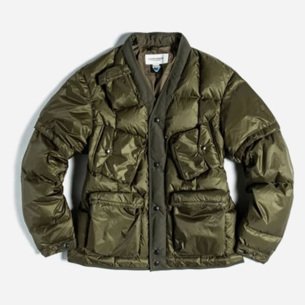 EASTLOGUE 이스트로그 C-1 다운 패딩 자켓 / 올리브 / L