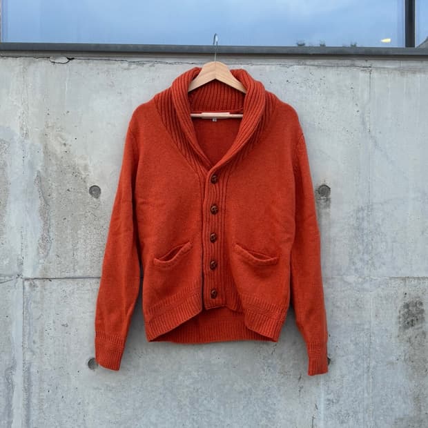 Simplicite Plus Orange Knit Cardigan