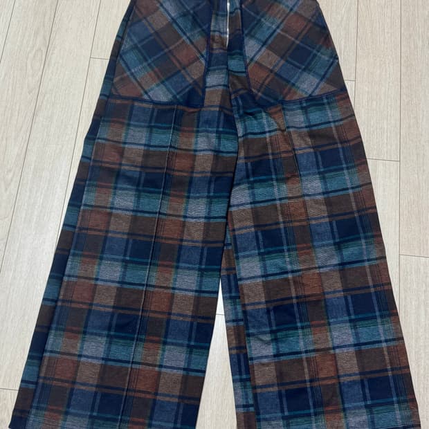 자라 체크팬츠