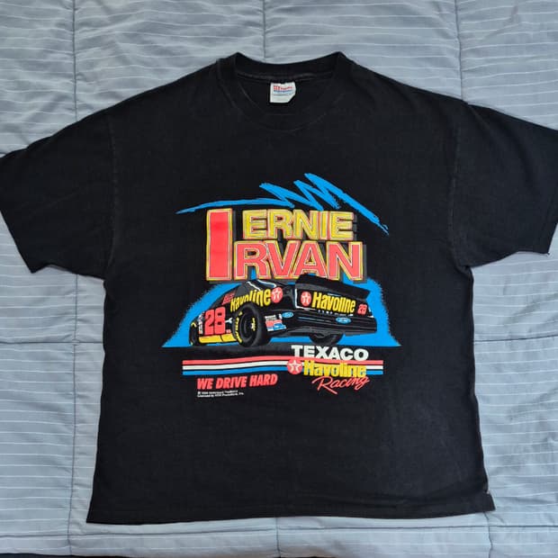1994 Ernie Irvan 나스카 레이싱 반팔티셔츠