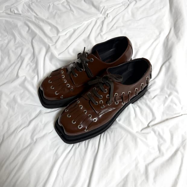 [42Size] Simone Rocha 시몬 로샤 아일렛 더비 슈즈