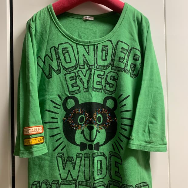 Rough cute bear tee🐻