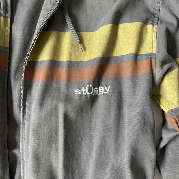 Stussy - Stripe Hood Jacket
