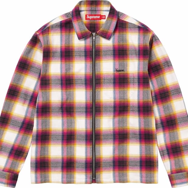 Supreme Shadow Plaid Flannel Shirt