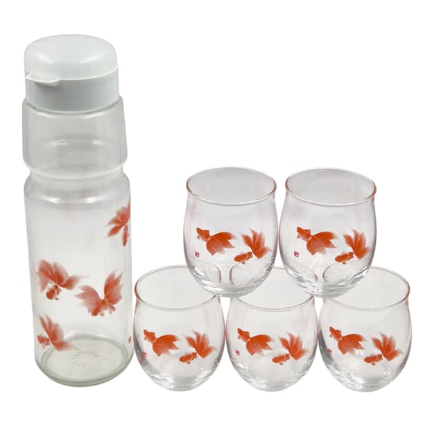 카타오카 츠루타로 어항 금붕어 보틀 5p 세트