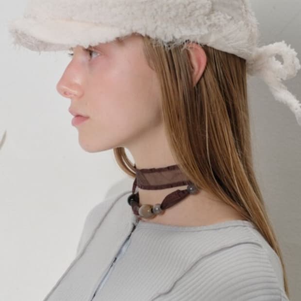 타입서비스 레이스 리본헌팅캡