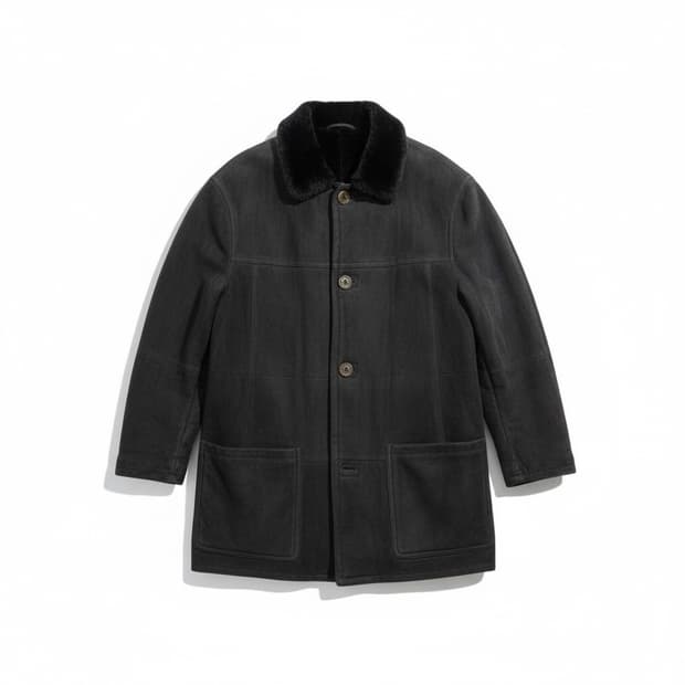 Pellacci made in USA 리얼레더 무스탕 코트