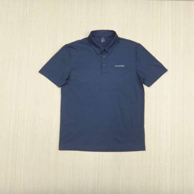 (95) 몽벨 남성용 퍼포먼스L 카라 반팔 티셔츠