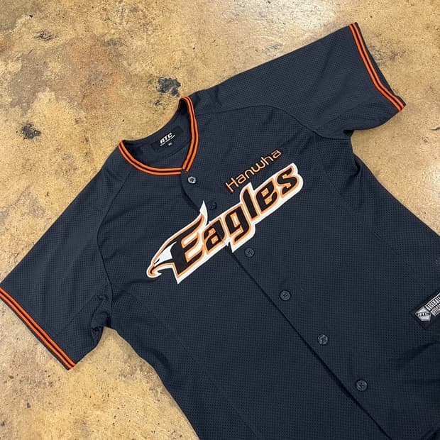 [95] 한화이글스 블랙 야구 유니폼 신성현 b15