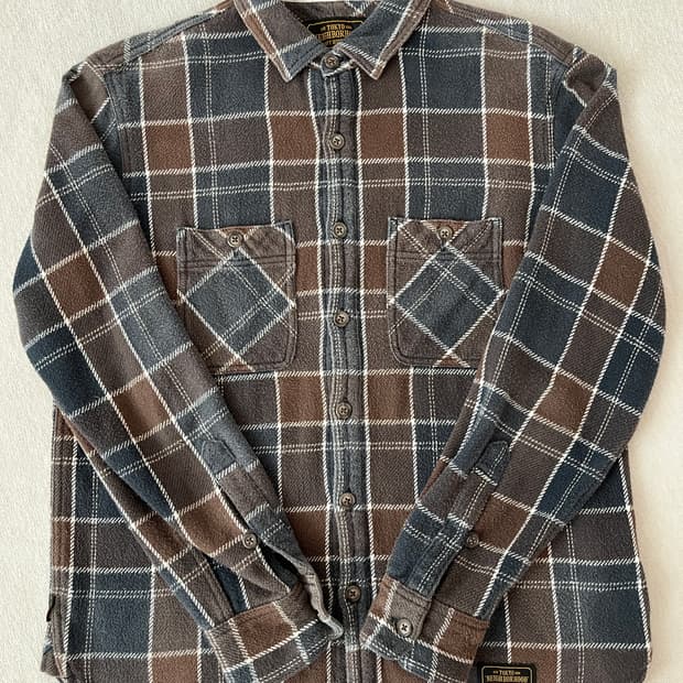 네이버후드 19fw 럼버 셔츠
