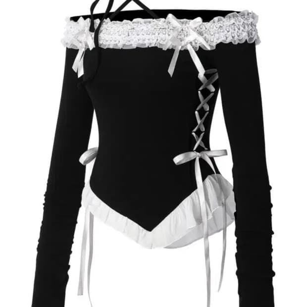 슈슈체리 돌리히메 오프숄더 티