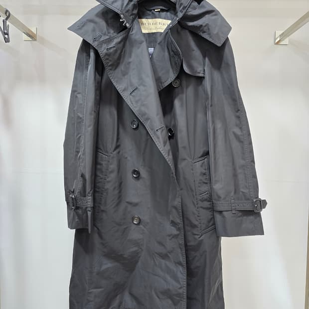 [정품/M사이즈] 버버리 블랙 트렌치 코트