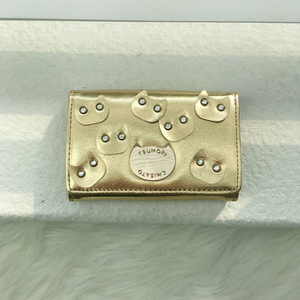 츠모리치사토 고양이 카드지갑