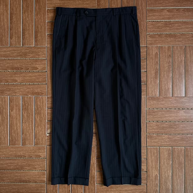 Brooks brothers stripe wool slacks