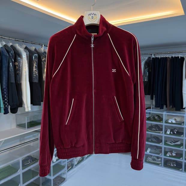 [리오브] 셀린느 트리오페 벨루어 트랙 벨벳 집업