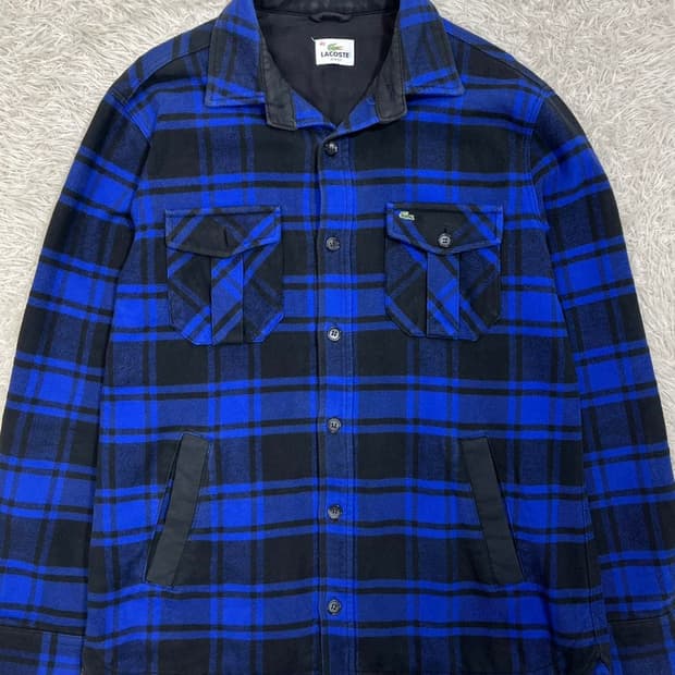 라코스테 플란넬 체크 셔츠/#3000