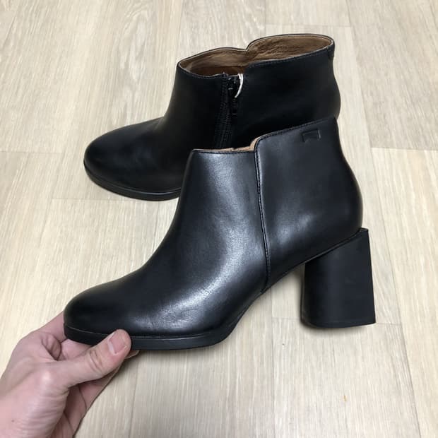 (240) 새상품 캠퍼 CAMPER Lea 펌프스 앵클 부츠 캠퍼 38