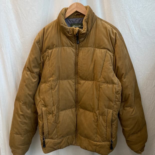 EDDIE BAUER 코듀로이 다운패딩(MEN L)